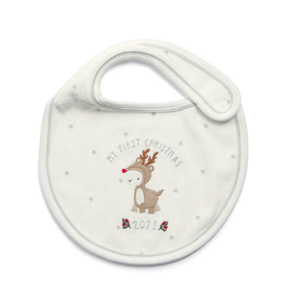 My First Christmas Bib