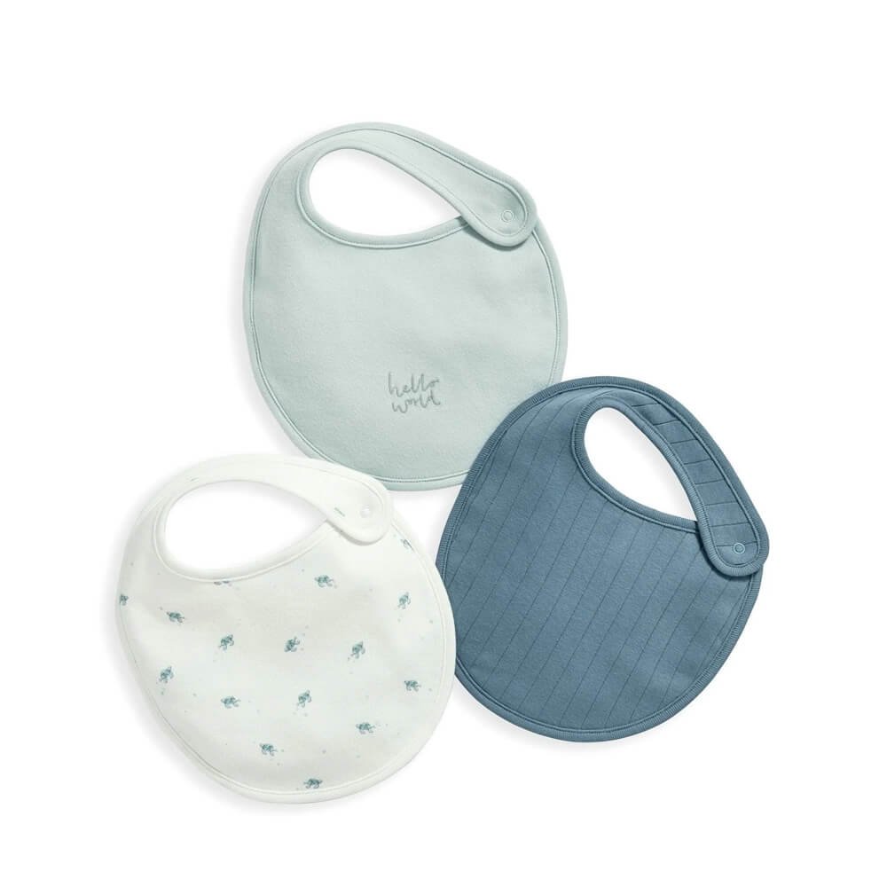 Turtle Bib Set - 3 Pack